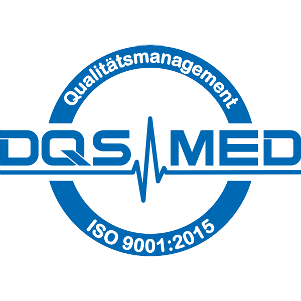 DQS MED ISO 9001:2015 Zertifikat